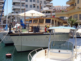 Former RAF HSL 2554 as a private motor yacht in Gibraltar 2005